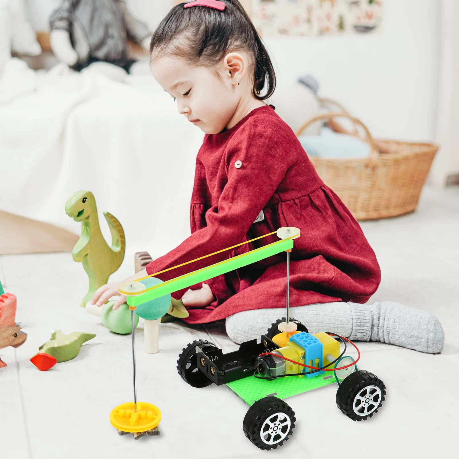 DIY Sweeper Robot DIY Sweeping Robot DIY Educational Toy DIY Kids Toy DIY Robot Toy