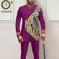 アフリカの男性のビジネススーツ,刺embroidery,完全なダブルブレストプリントのブレザーとパンツ,フォーマルウェア,a2316051