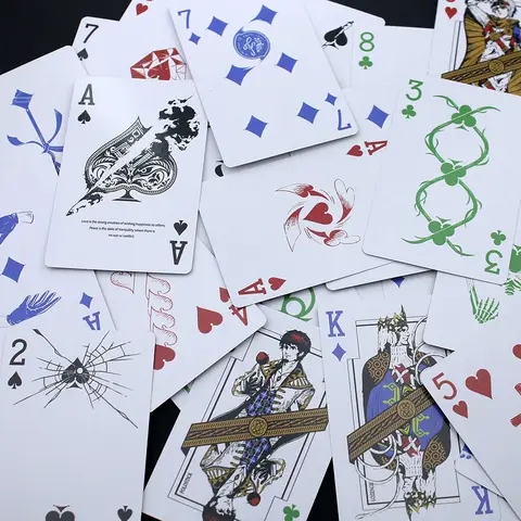 Anime Pokerkort High Card Finn Oldman Leo Constantine Pinochle Cosplay Scenrekvisita Brädspelskort Inbunden 10 best sales anime pokerspelkort - №3