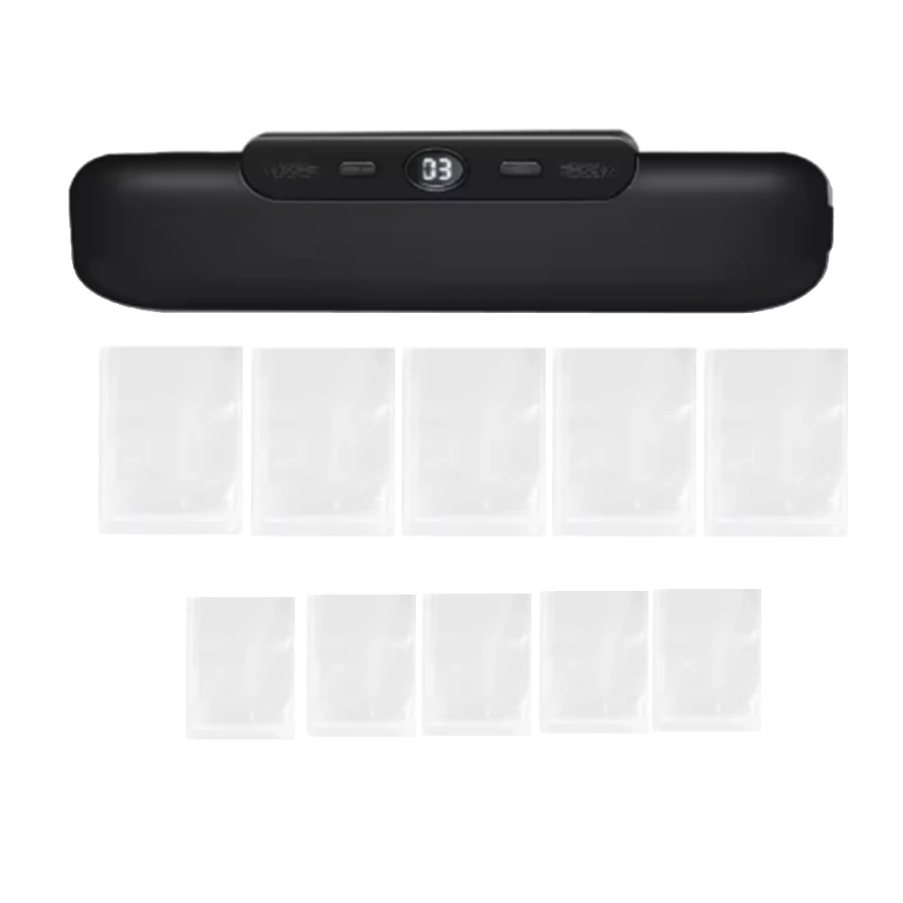 SANQ الغذاء فراغ السدادة مع 10 قطعة مجانية أكياس مكنسة كفاءة الحفاظ على المواد الغذائية المنزلية وتغليف المملكة المتحدة التوصيل