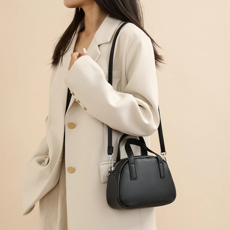 شعبية كلاسيكية أنيقة السيدات حقيبة كتف جلدية مصمم حقيبة يد كروس للنساء العلامة التجارية الفاخرة العصرية