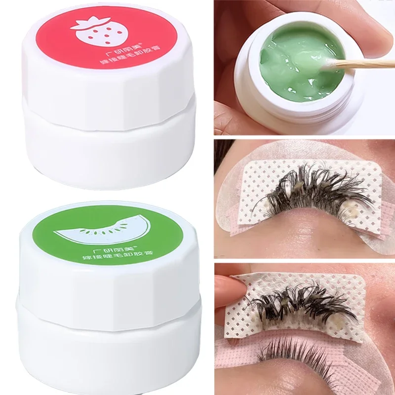 5g Grafted Eyelash Remover Cream Non-irritating Plant Adhesive Gel Fast-removing Lashes Cream Professional Makeup Remover Glue
