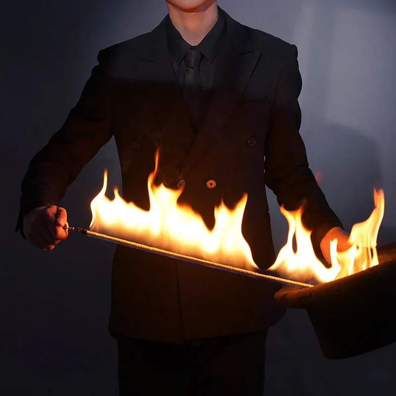 Hot Multifunctional Fire Appearing Dove Hat Magic Trick Stage Opening Magic Props Fire to Bird Hat for Magician Performance view 2