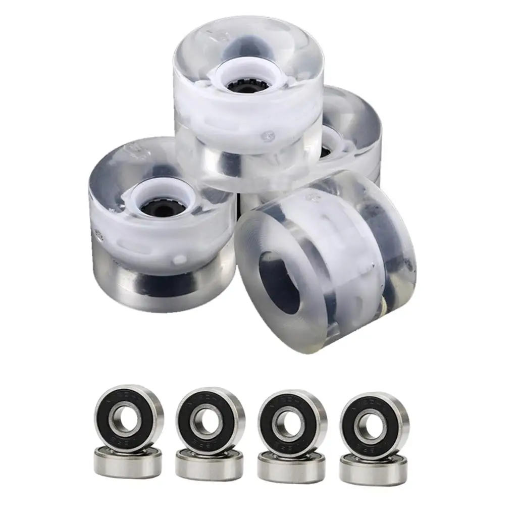 4-ピース-ロングボード-スケートボード-スクーター-ホイール-60mm-アウトドア-スケートボード-アクセサリー-修理または再構築キット