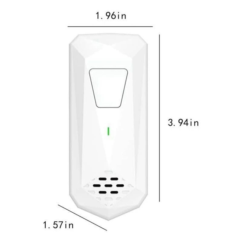 In Air Purifier Portable And Quiet Negative Ion Air Purifier For Home Bedroom Office Bathroom And Pets EU Plug White
