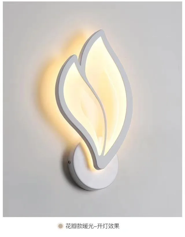 

LED Wall Lamp Post-Modern Minimalist Creative Study Corridor Courtyard Acrylic Bedside Lamp Wall Lamp