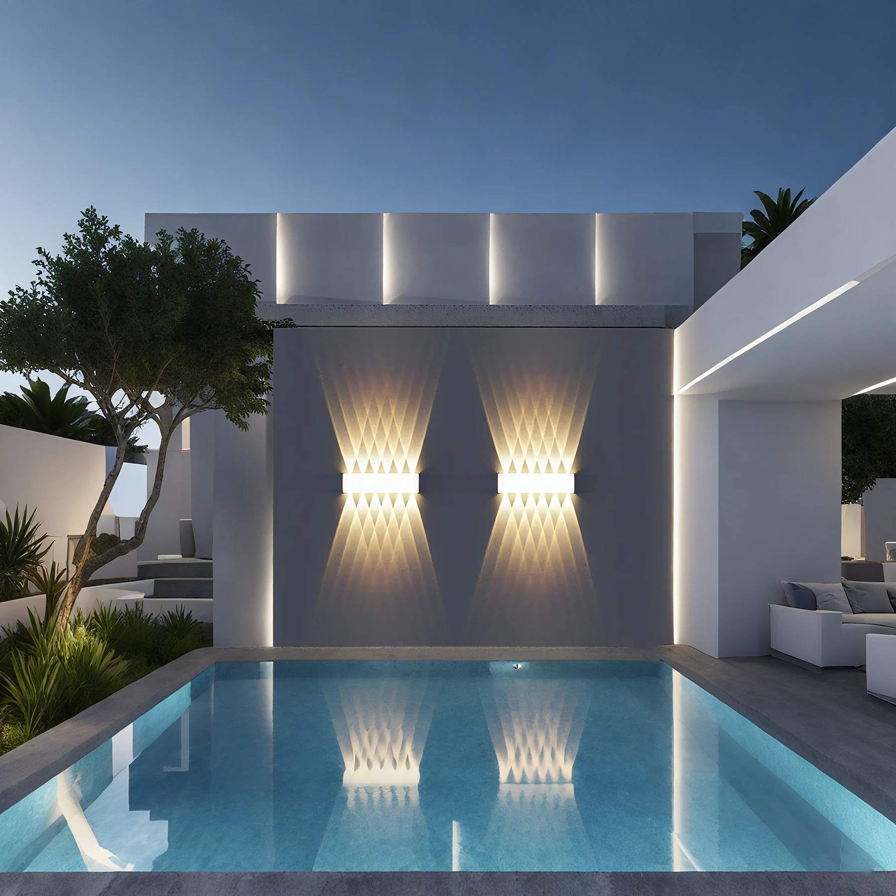 مصباح حائط ثنائي الاتجاه LED بقدرة 10 وات، خيار عملي لجانب السرير المريح في غرفة النوم وإضاءة المرآب