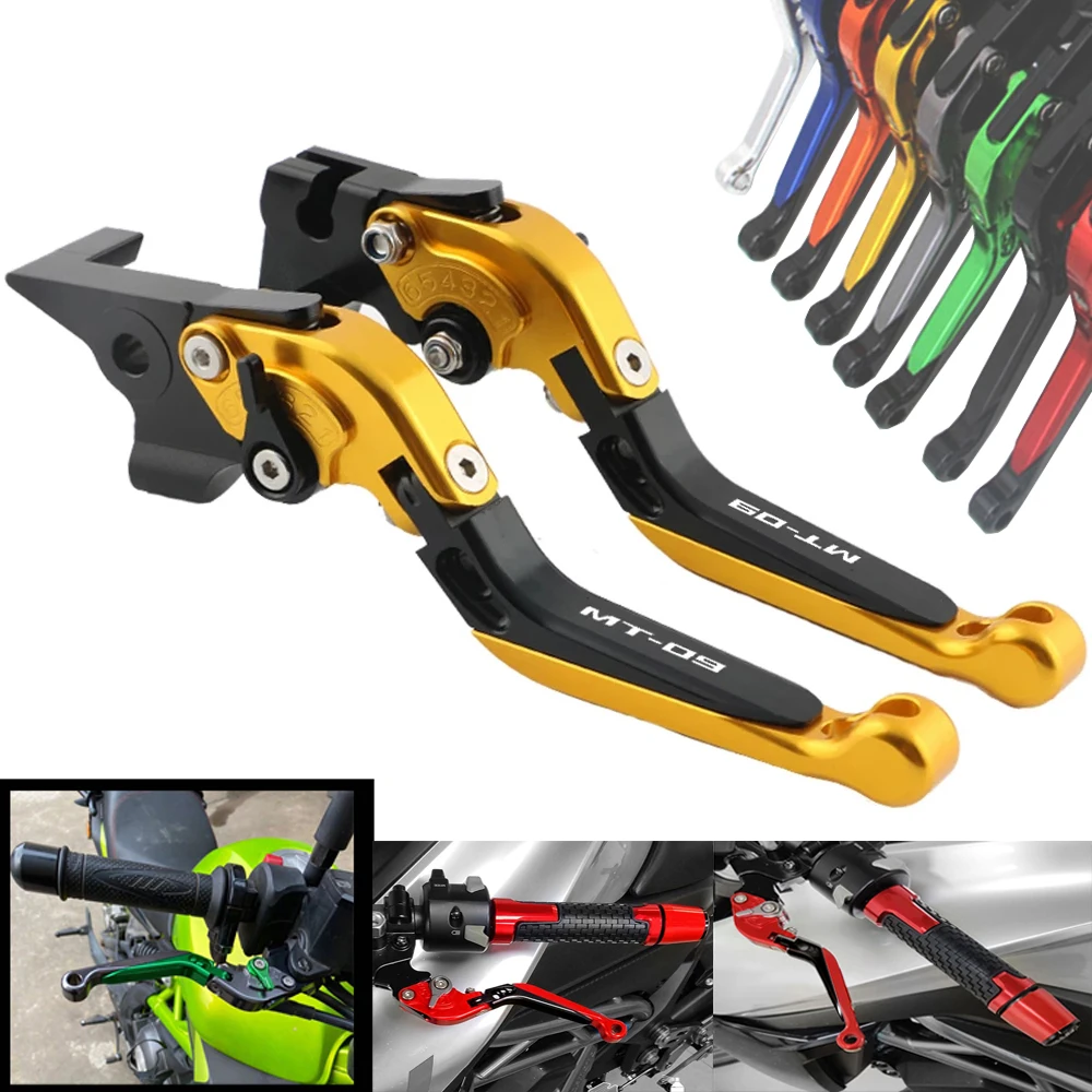 For YAMAHA FJ-09 MT09 MT 09 MT-09 2015 2016 2017 2018 2019 FZ-09 2014-15 Motorcycle Adjustable Brake Clutch Lever Levers Folding