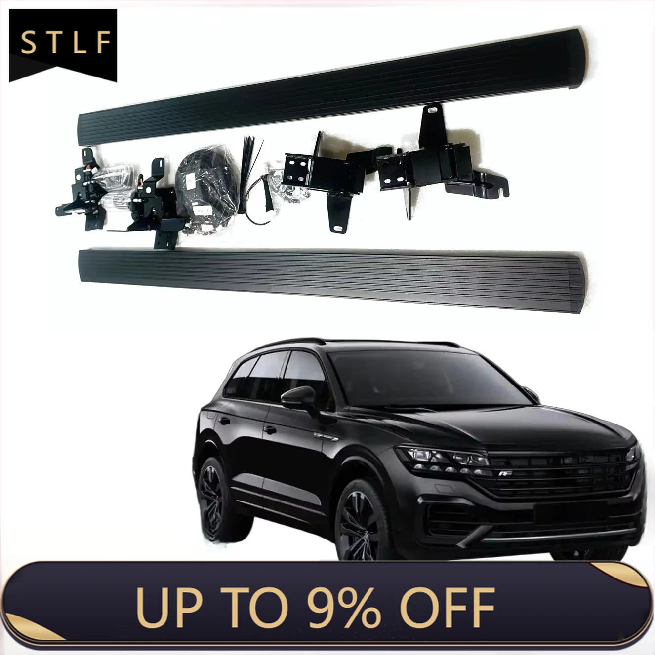 

Electric Running Boards Retractable Aluminum Alloy For Touareg SUV Side Steps with Carry Bag