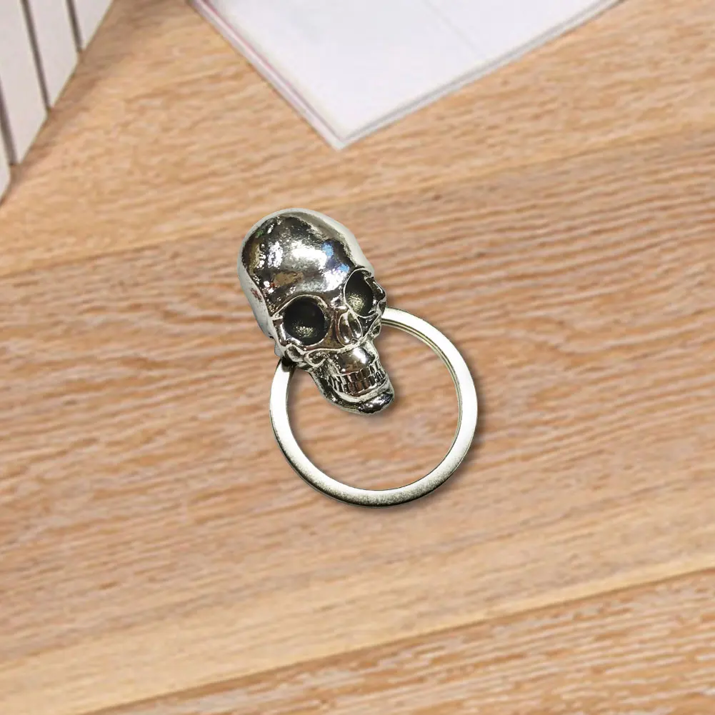 Cubierta de llave de calavera de demonio de Metal, cubierta de llave modificada Universal, colgante de llave de calavera de demonio para la mayoría de motocicletas, recuerdos de fiesta de Halloween
