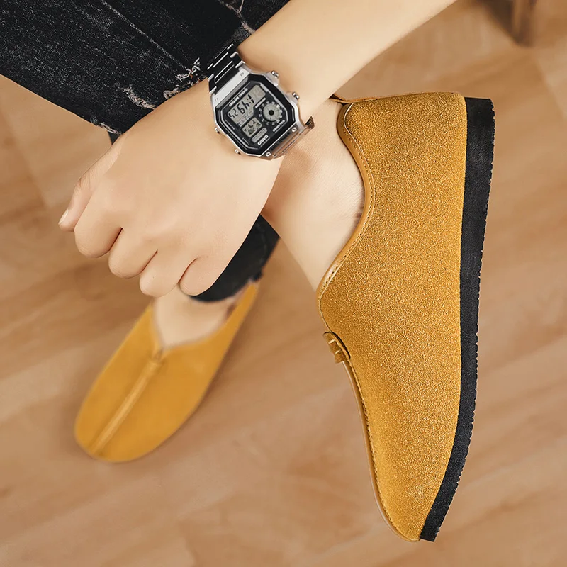 Men Shoes slip on fashion Loafers Casual Shoes Moccasins Men Comfortable Driving Shoes outdoor Sneakers Male Designer Footwear