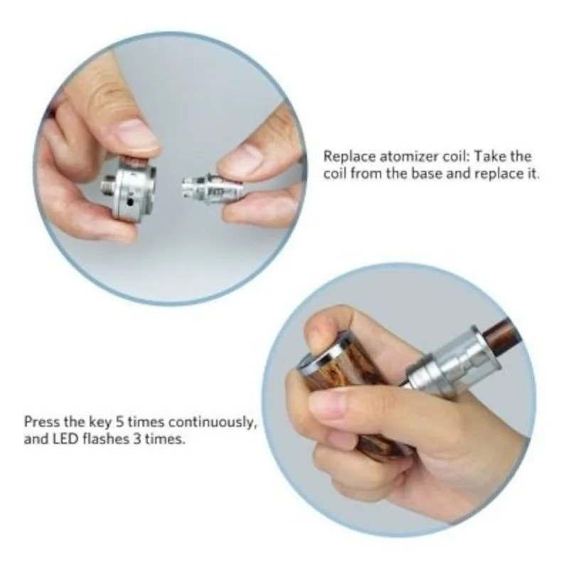 Kamry K1000 Plus 4 K1000 Plus RTA E Vape atomizer tank for coils & atomizers - gallery image 3
