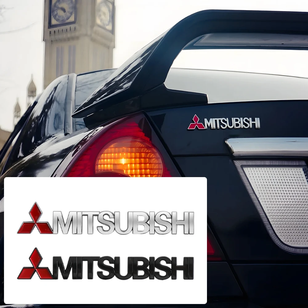 

Car Metal Trunk Grille Decoration Badge Sticker Accessories For Mitsubishi 9 Ralliart X EX ASX L200 Colt Outlander Pajero Lancer