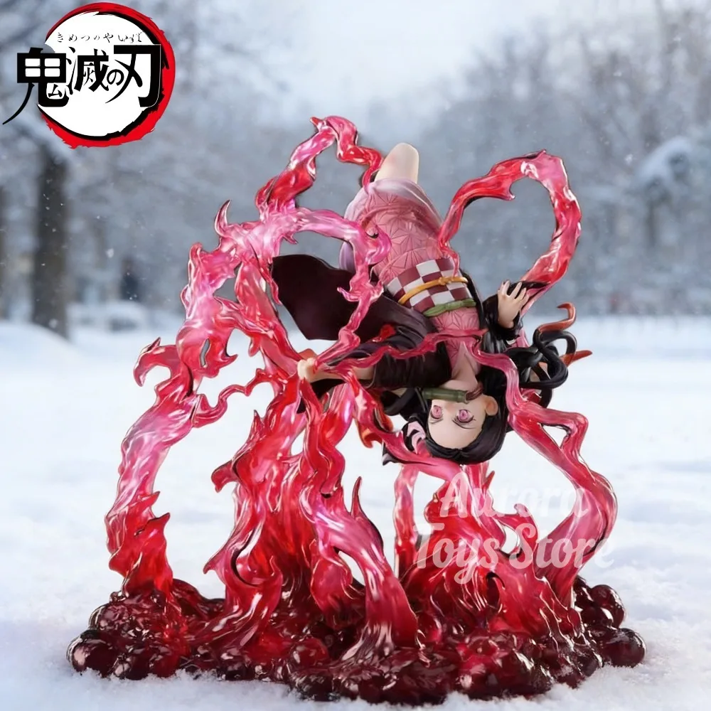Anime Demon Slayer Figure Kamado Nezuko Action Figures Pvc Collection Model Toys for Children Gifts 18cm
