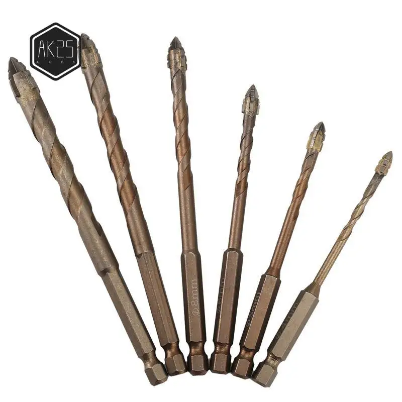 

AK25-Four-Flute Sawtooth Eccentric Drill Bit, Four Edged Serrated Eccentric Drill, Four-Flute Sawtooth Eccentric Drill Bit