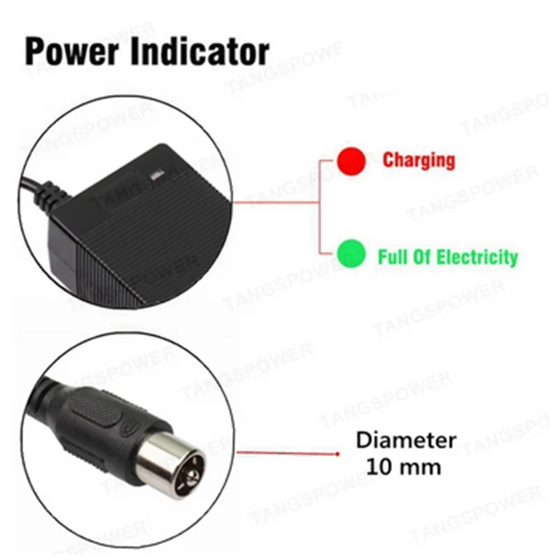 48V 2A Smart Lead-Acid Battery Charger for 57.6V Lead Acid High Quality Battery Charger With RCA Connector