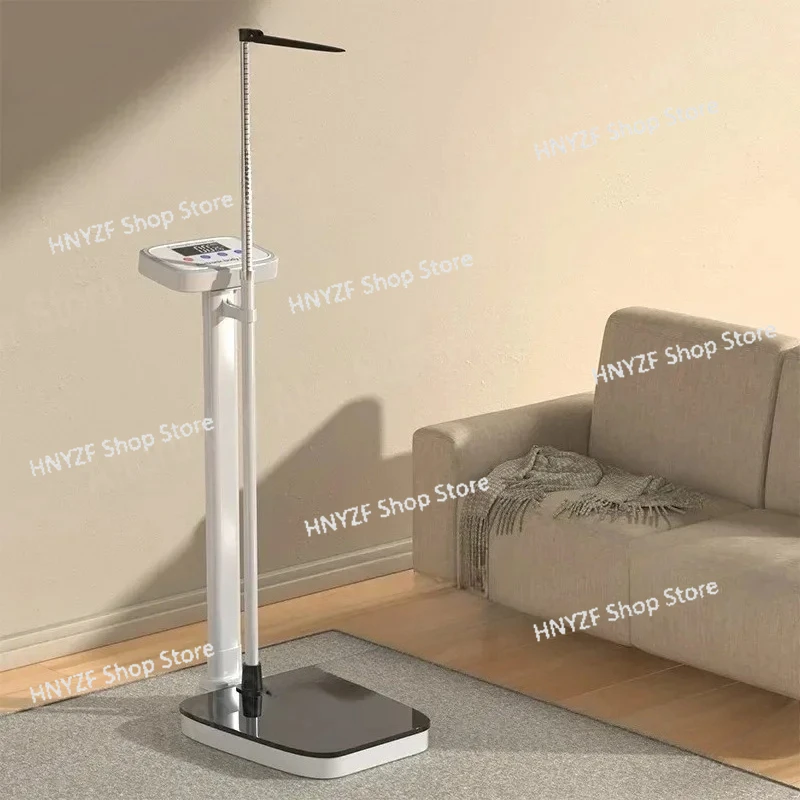 Smart Body Scale Connection APP Ultrasonic Stadiometer Height Measuring Stadiometer Digital Height and Weight  Scale
