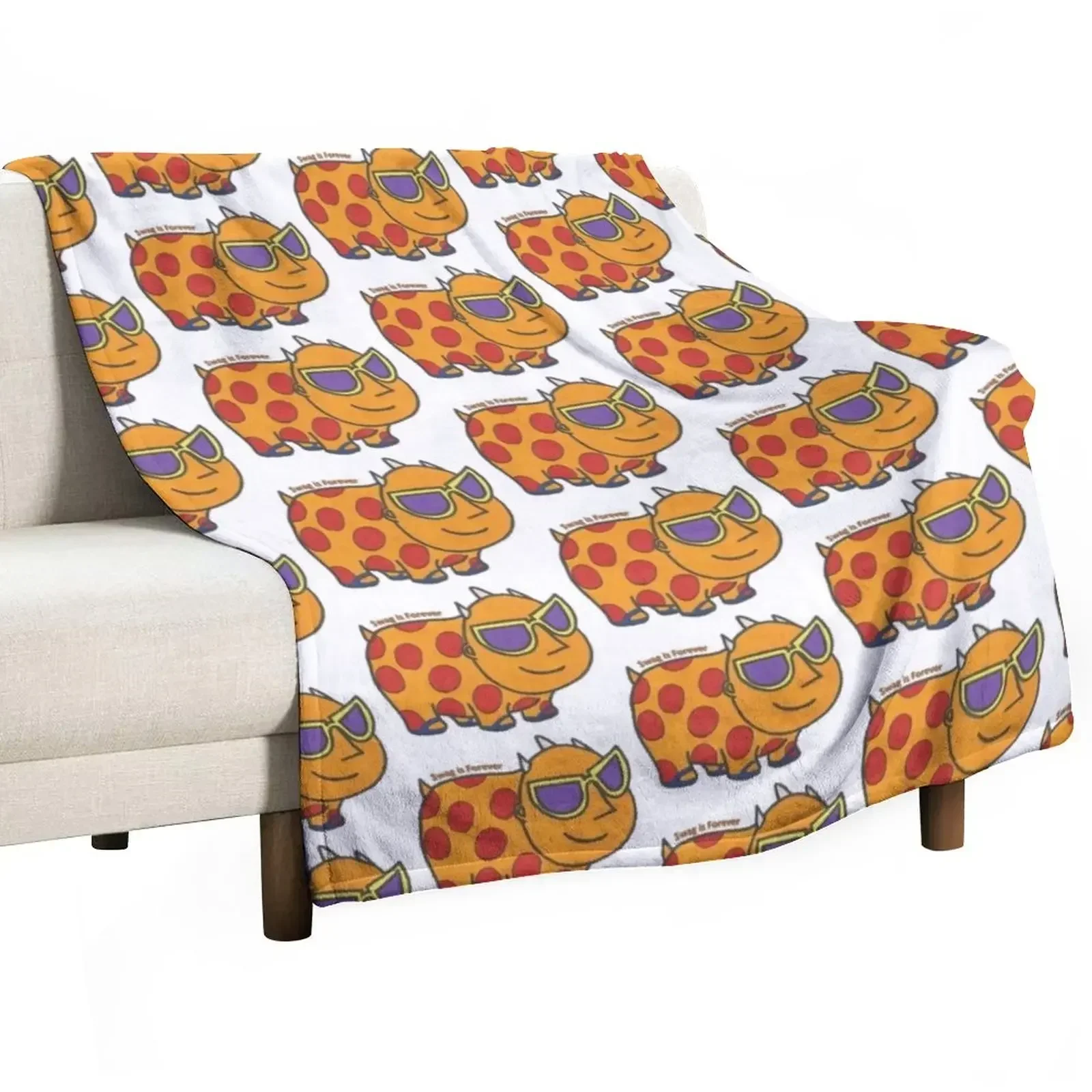 Swaggie and the Ferocious Beast Throw Blanket Heavy Extra Large Throw Blankets