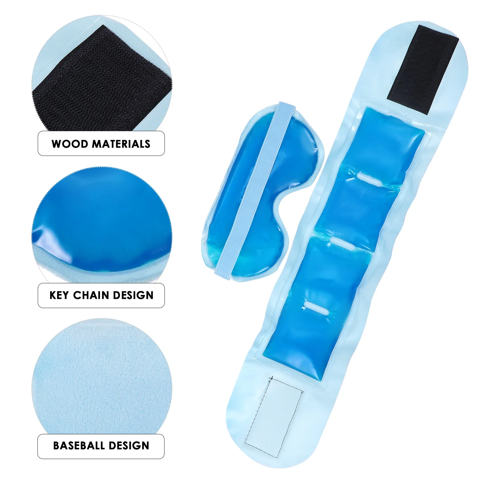 

1 set Cold Hot Eye Mask Gel Blinder For Stress Relief Reusable Moisturizing Gift For Friend Classmate