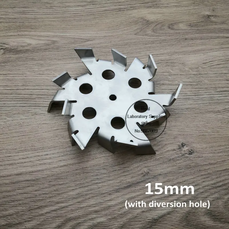 1piece Stainless Steel Round Dispersion Disk Stirring Disc with Saw-tooth Type for High Viscosity Liquid Material