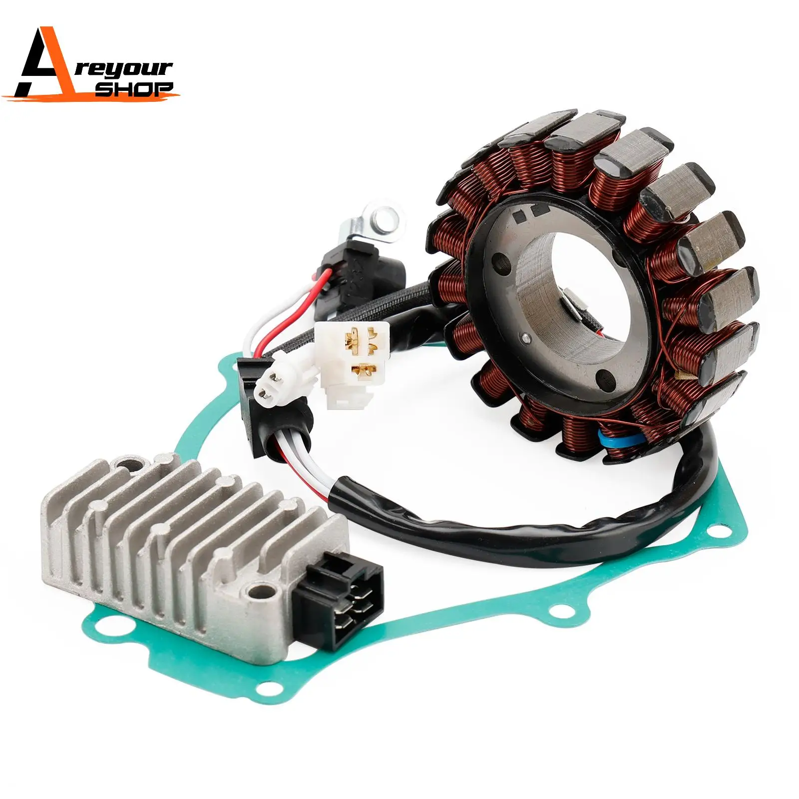 

STATOR GENERATOR REGULATOR RECTIFIER GASKET FOR YAMAHA MT125 MT-125 A 2015 2016 2017 2018 2019