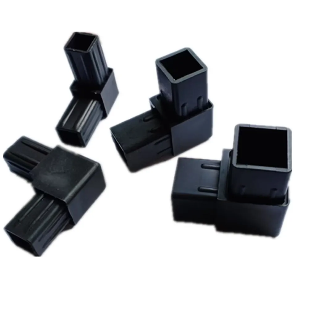 Plastic Square Tube Connector Angle Fitting Pipe Joint Bracket For DIY Assembly Frame Furniture Shelf Support Fasteners