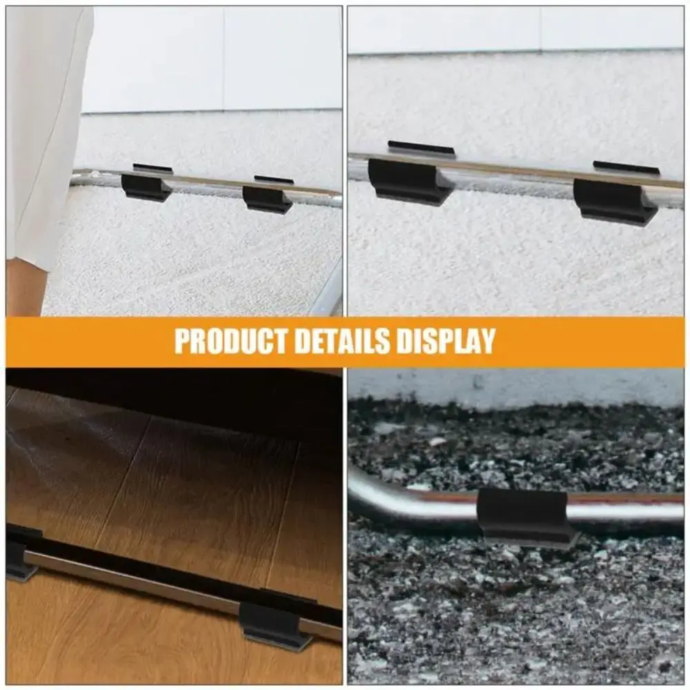 5 szt. Zamiennych, antypoślizgowych podkładek pod meble w kształcie litery U, redukujących hałas, nakładki na nogi krzeseł, filcowe ochraniacze na podłogę