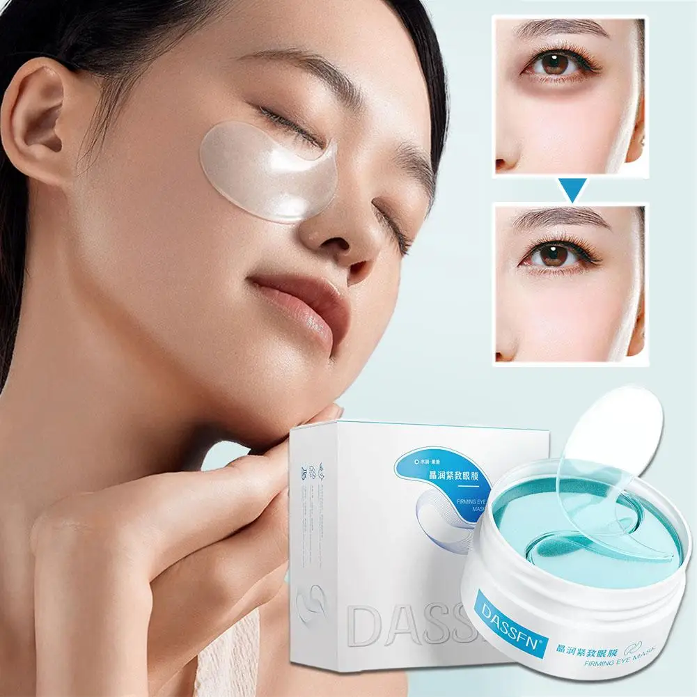 60pcs Seaweed Eye Patches Deep Moisturizing Anti Dark Circles Fade Fine Lines Crystal Eye Mask Smooth Skin Care