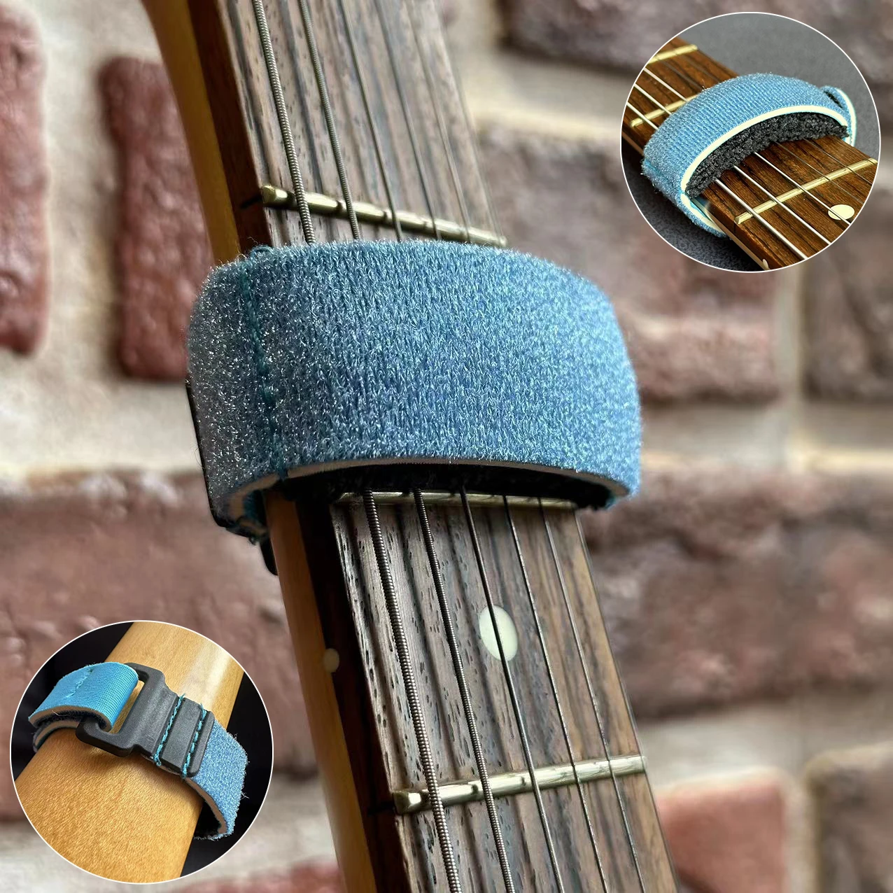Gitarren-Bundsaiten, stummgeschalteter Riemen, Geräuschdämpfer, geräuschlose Wraps, Strahlband für Gitarren, Bass, Ukulele, Saiteninstrumente, Teile und Zubehör – Detail 13