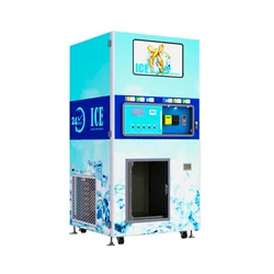 160kgs/24h Automatic Ice Cube Making and Selling Machine Self-service Ice Vending Machine With Auot Bagging