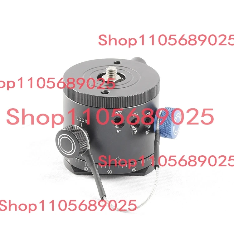 10‑Stop Panoramic Indexing Rotator 360° Panorama Tripod Head for Blind Shot Panoramic Stitching Alloy Camera Index Head tripod