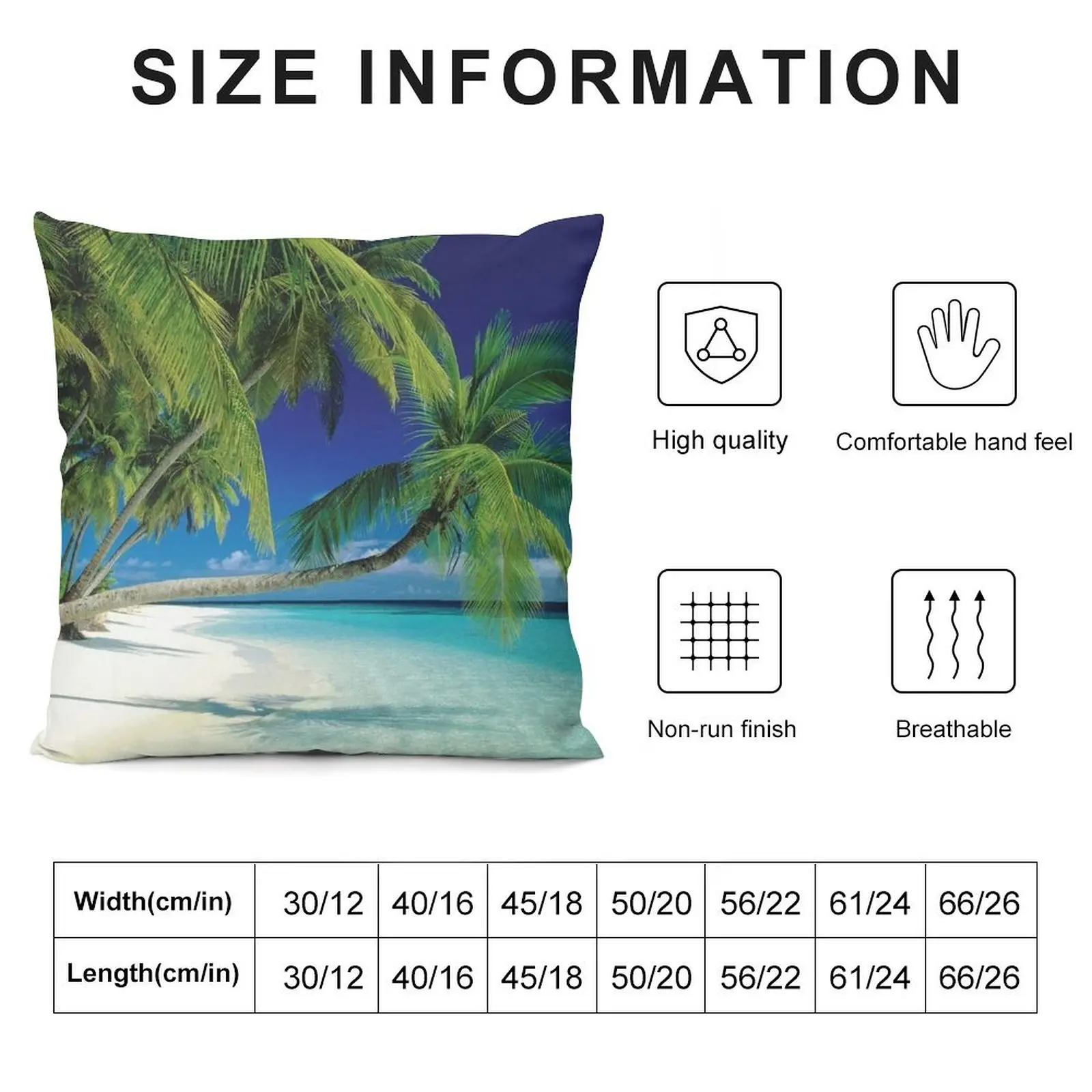 Maldives Polynesia Tropical Beach Photography Throw Pillow Couch Cushions Sofa Covers christmas ornaments 2025 Sofa Cover pillow