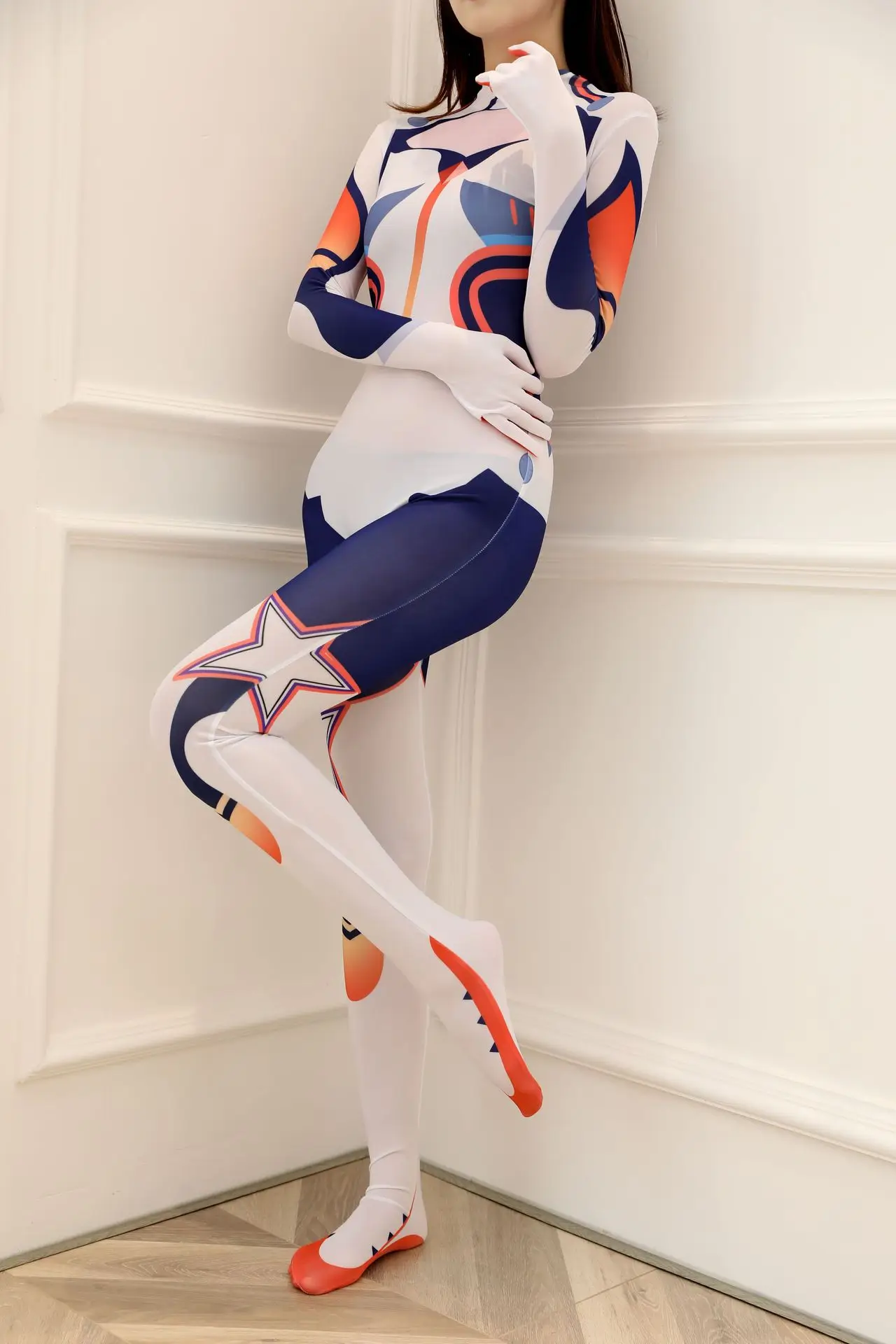 Costume de Cosplay Honkai Impact 3 pour Femme et Fille, Combinaison, Kiana Kaslana, Zentai Trempé, Smile Hero, Batterie