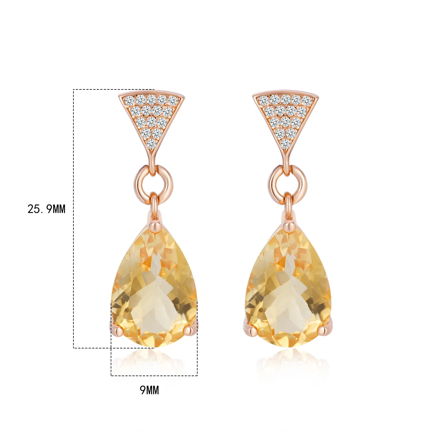 SONGYUN Jewelry 925 Sterling Silver Stud Earrings Dangle HCD Gemstones Wedding Bridal Bachelorette Gift Women Earring Fine Jewel 5