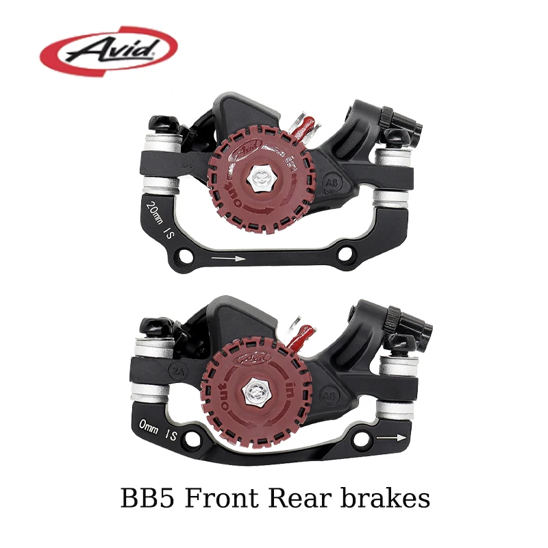 AVID BB5 Bicycle Disc Brake Alloy Mechanical 160mm MTB Road Bicycle Front And Rear Disc Aluminum Wire Pull Brake Caliper Set