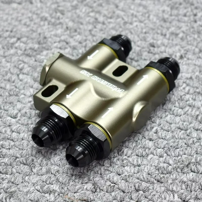 For AN10 & AN8 Oil Cooler Thermostat Sandwich Plate Filter Engine Transmission Oil Cooler Adapter