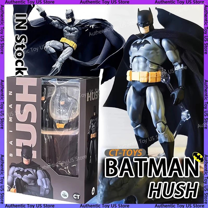 2025 NEW CT Toys Batman Figure Batman Mafex 126 Action Figure DC Justice League Hush Figurine The Dark Knight Collection Kid Toy