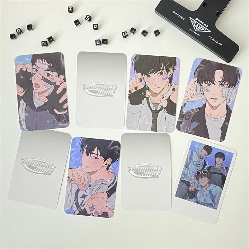 8pcs Korean Dmd Same Style  Fan Photo Card Handsome Guy Fangu Korean Comic Surrounding Photo Card High Definition Thick