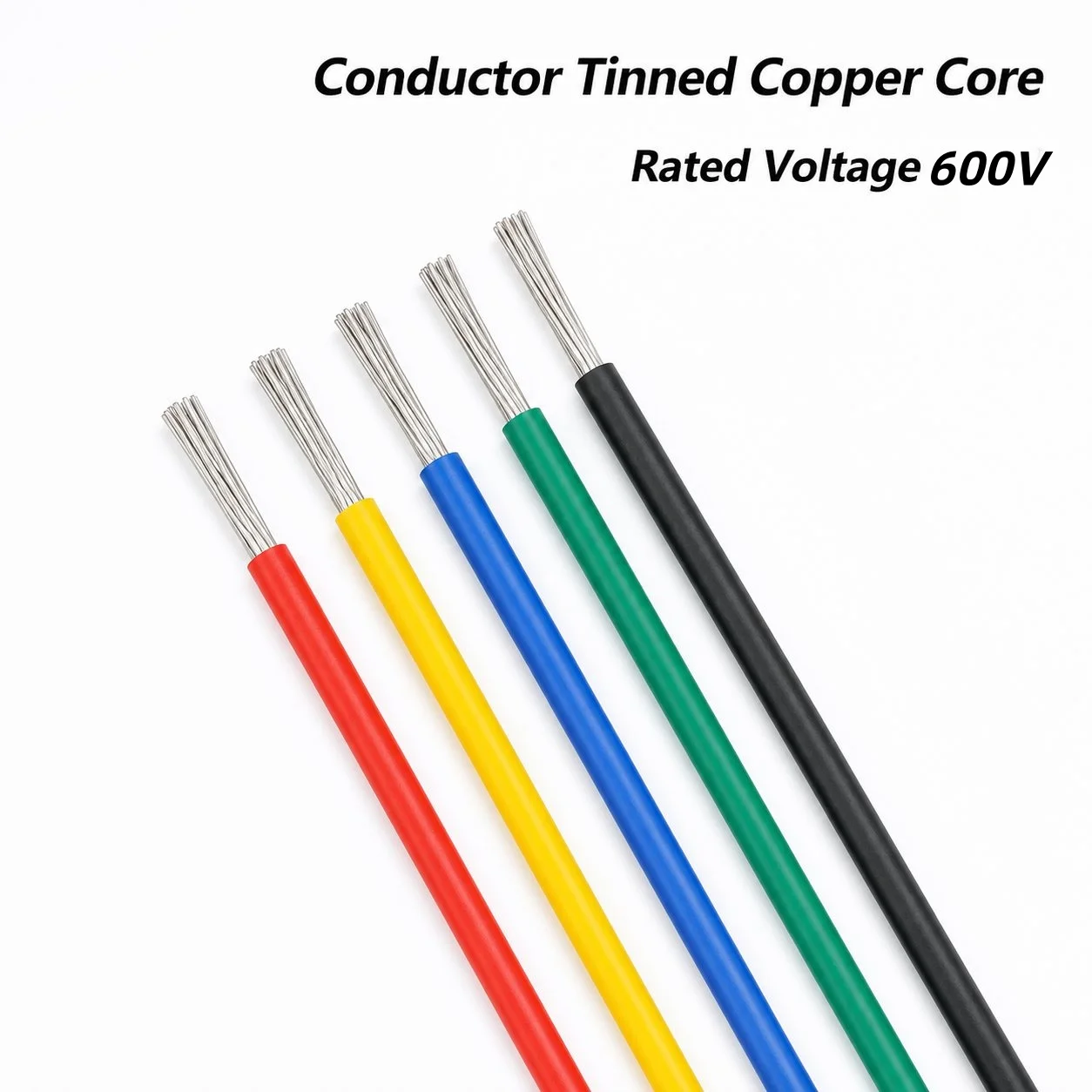 5M Multi-Color Silicone High Temp Electronic Wire, Flexible Easy to Strip for RC Car Drone 3D Printer Wiring Repairs