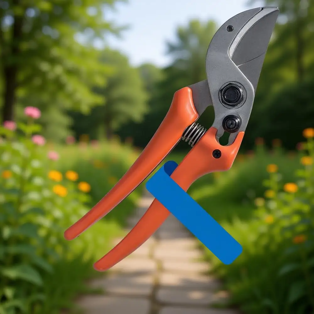 

15-дюймовые секаторы с обходным механизмом для маленьких и средних рук - изогнутое, нелипкое лезвие для обрезки твердых пород дерева