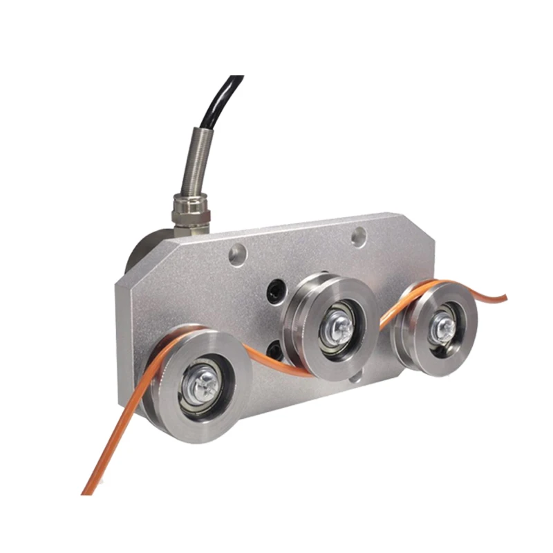 Tension Load Cell 3-Pulley Force Sensor System Load Cell Sensor 1-100kg for Textile Yarn Metal Wire & Packaging Strip Monitoring