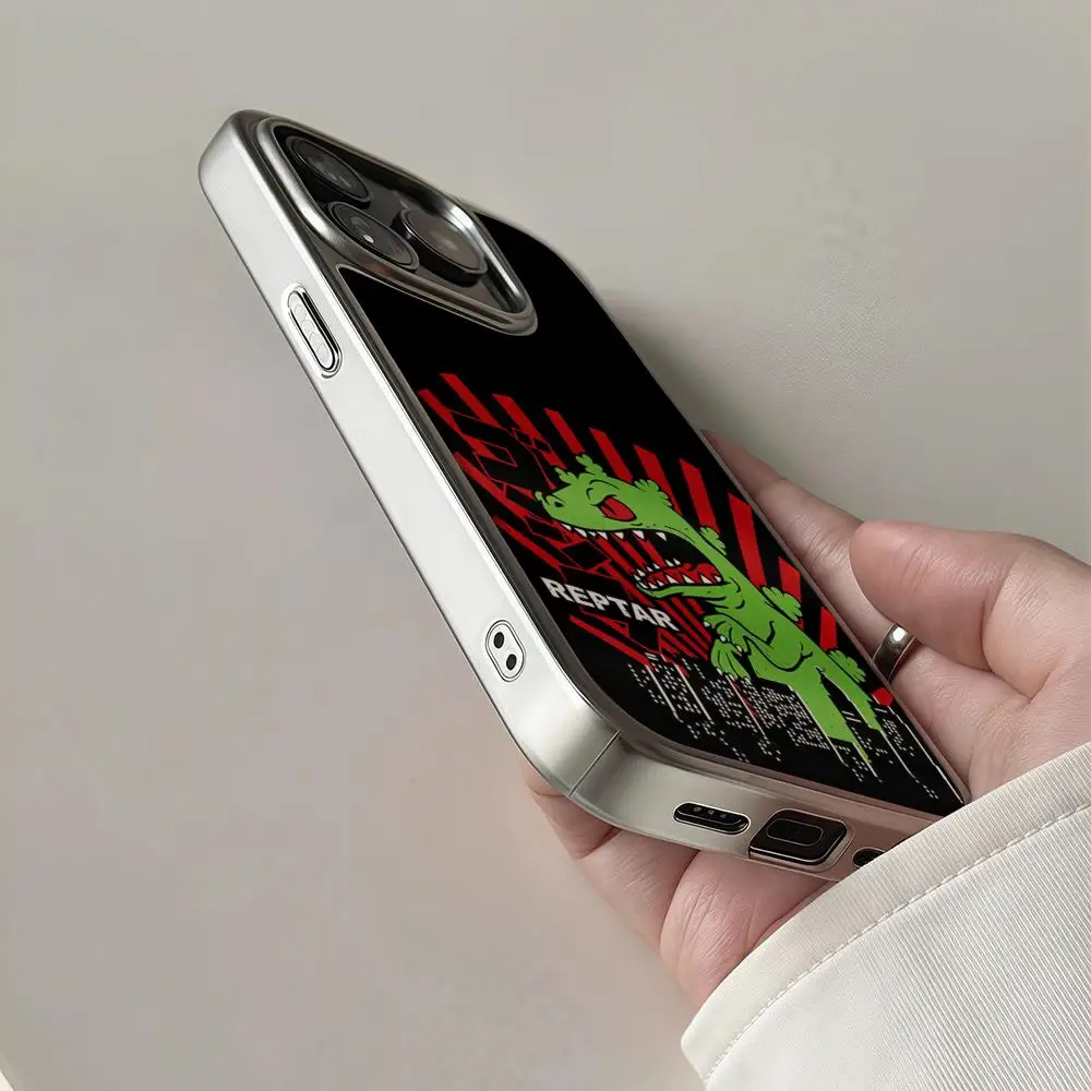 リプター怪獣の王様 iPhone 16 15 14 13 12 11 Pro Max Plus HD Magsafe対応 メタルフレーム カーボンファイバー ハードケース