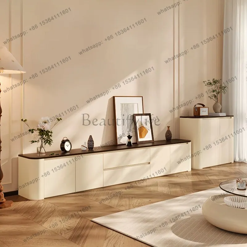 PGNordic European Tv Cabinet Minimalist No Foot Modern Living Room Tv Stands Unique Designer Meuble De Television Furniture Home