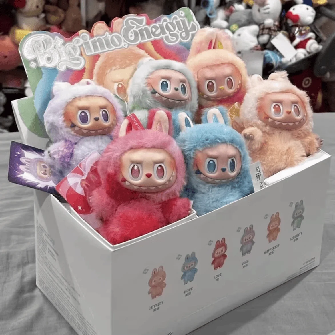 البوب مارت لابوبو وحوش كبيرة في سلسلة الطاقة V3.0 لوبوبو ألعاب من نسيج مخملي دمية مفاجأة صندوق أعمى تحصيل الفينيل الشكل #6