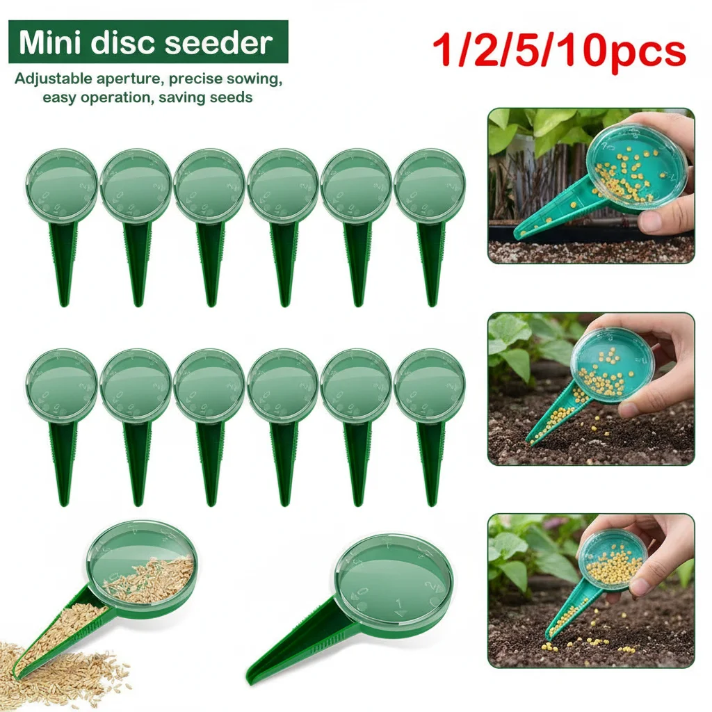 Mini Garden Sowing And Planting Tool Set Manual Sower Handheld Seed Dispenser for Gardening