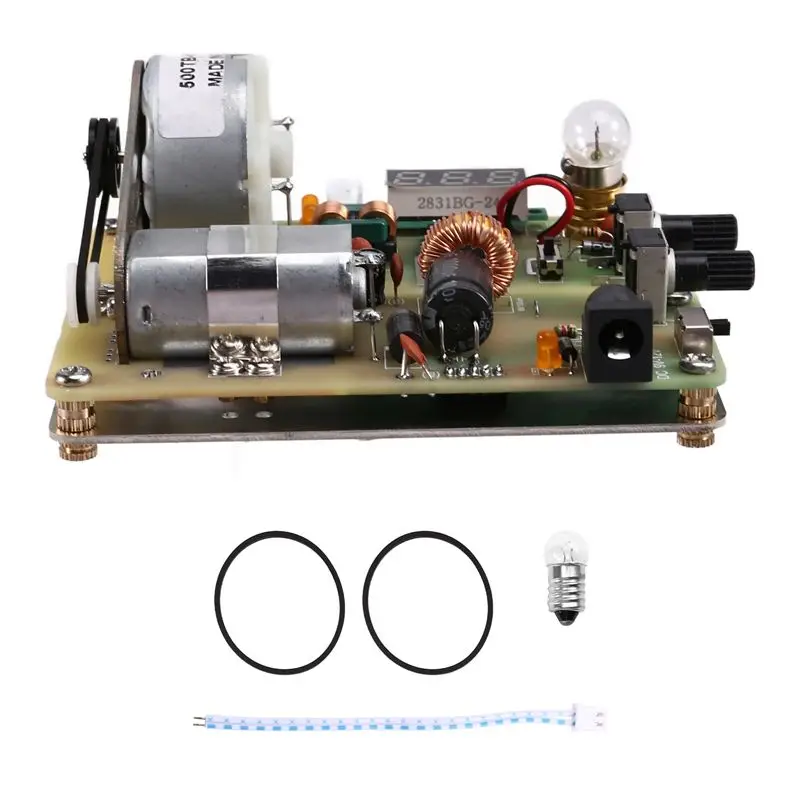 Happy New- Hand-Operated Electric Motor Generator Model For Student DC/AC Power Experiments