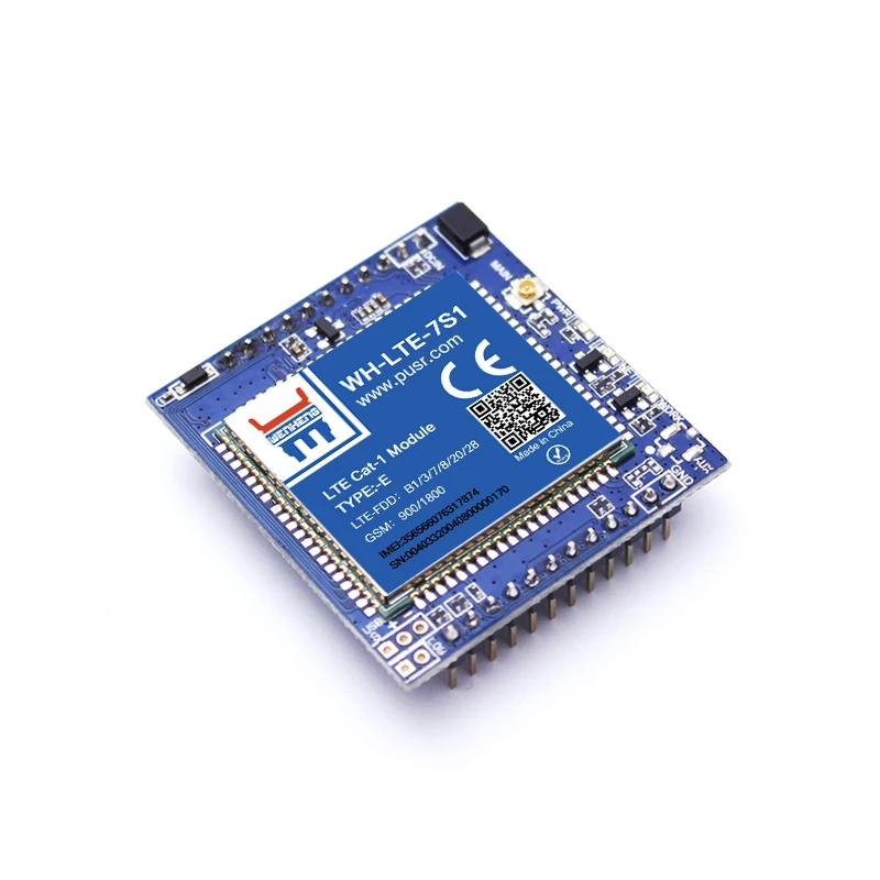 

WH-LTE-7S1-E Коммуникационный модуль CAT1 — UART TTL 4G LTE CAT-1 Модем с поддержкой платформы MQTT IoT