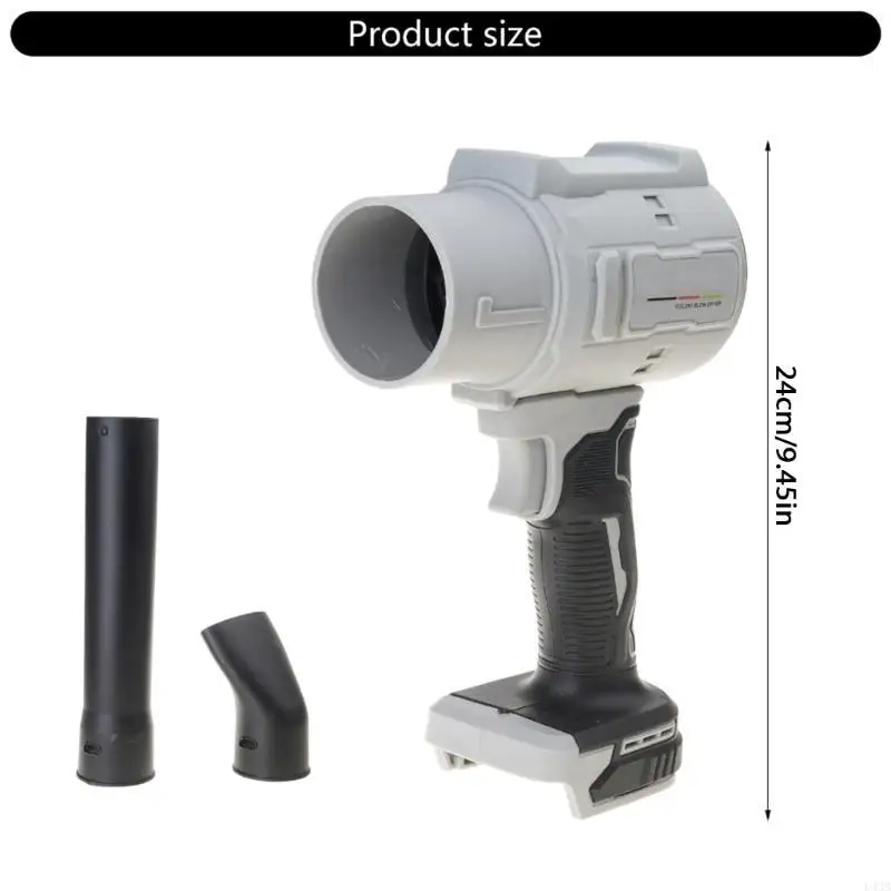 منفاخ أوراق شجر لاسلكي عالي الكفاءة 21 فولت بتصميم نفاث للمنزل والفناء مثالي لنفخ أوراق الشجر والثلج L43B