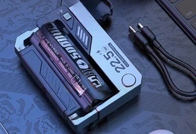 

Super Fast Charging Large Capacity Portable Mini Power Bank with Exchangeable Magazine Mecha Module