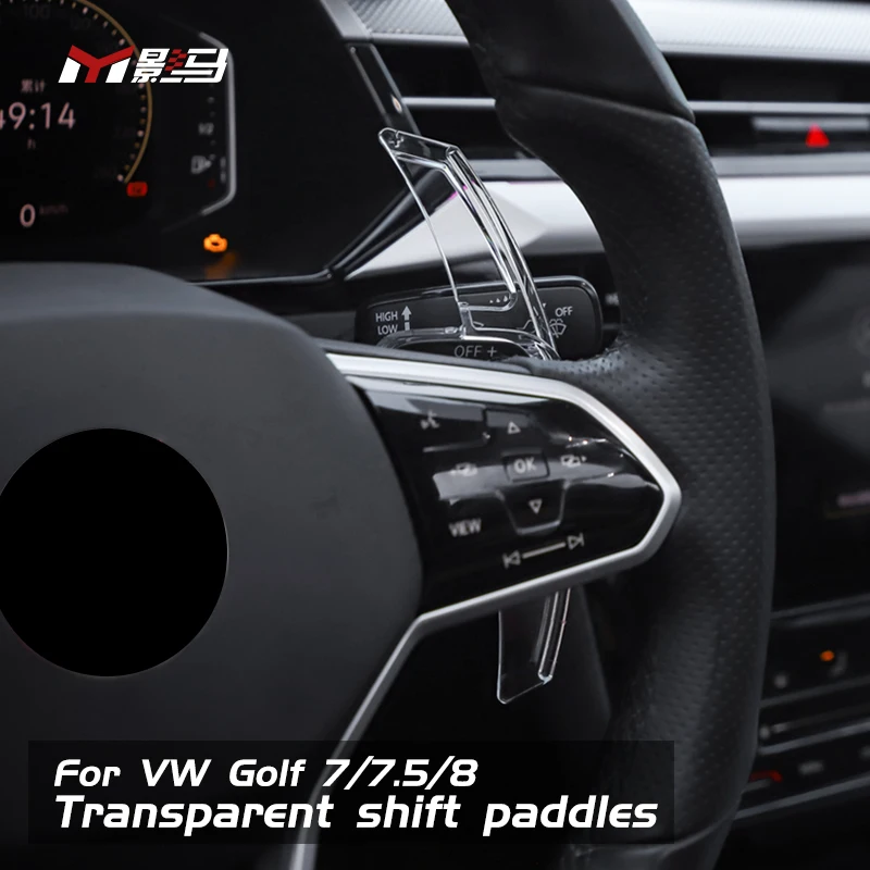 Car Steering Wheel Paddle Extension Shifter For VW GOLF 8 7 7.5 golf MK7 MK8 MK7.5 R-Line GTI R 2013-2023